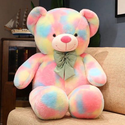Giant Plush American Bear - Soft, Colorful Stuffed Toy for Kids & Lovers