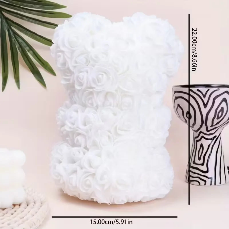 Rose Bear Hug Flower Decorative Gift for Weddings and Valentine's Day