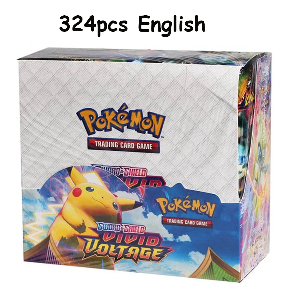 324Pcs Pokemon Cards Sun & Moon XY Evolutions Pokemon Booster Box Collectible Tradiner Card Game