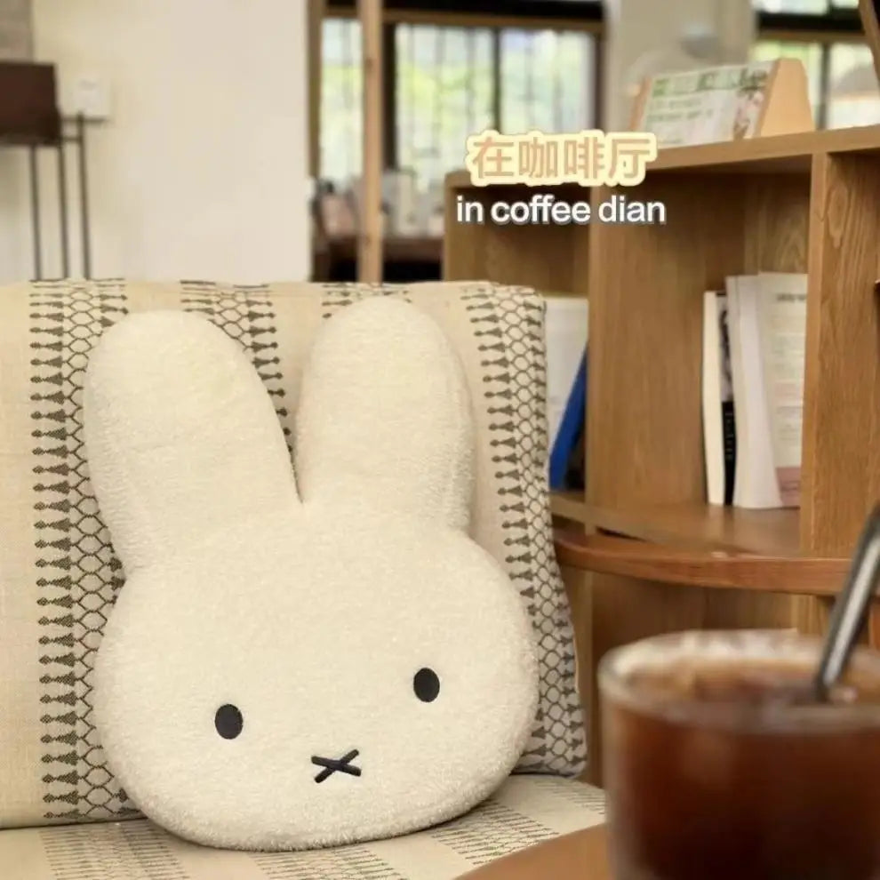 Miffy Plush Doll - Soft Bed Pillow and Sofa Cushion for Kids and Adults