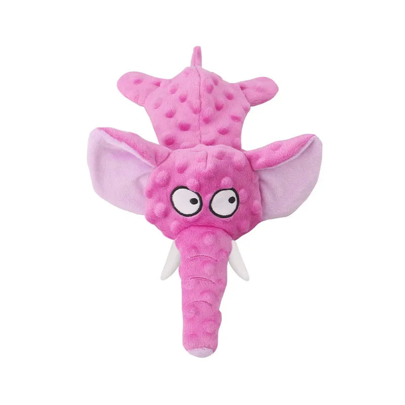 Elephant Plush Dog Toy