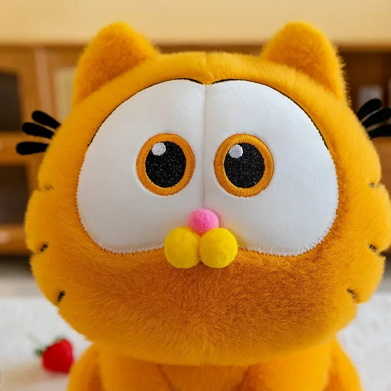 Kawaii Anime Garfield Plush Keychain - Cute Backpack Pendant for Kids