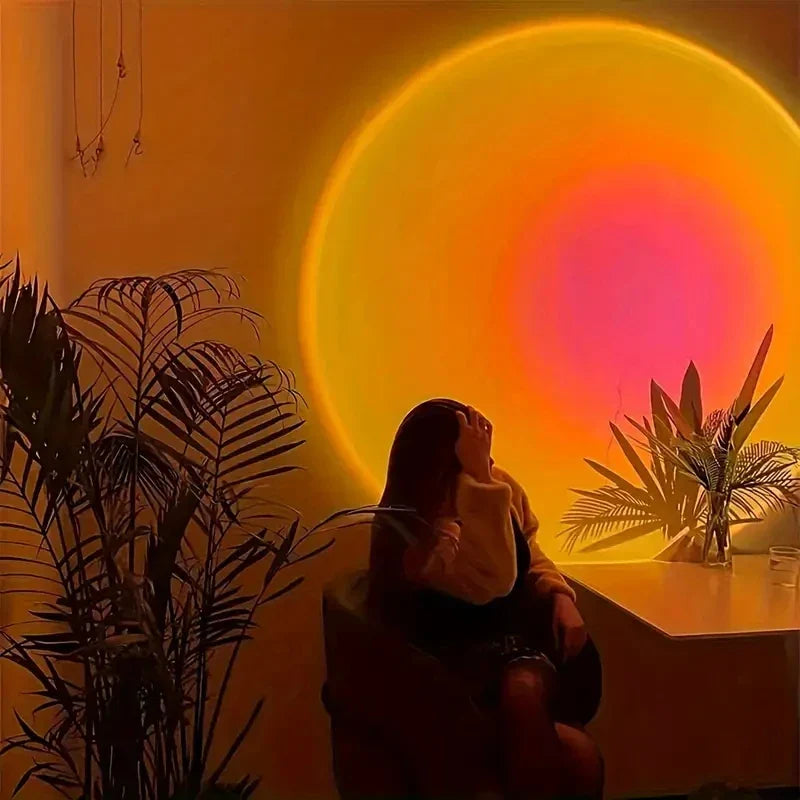 Vibrant Sunset Projection Light