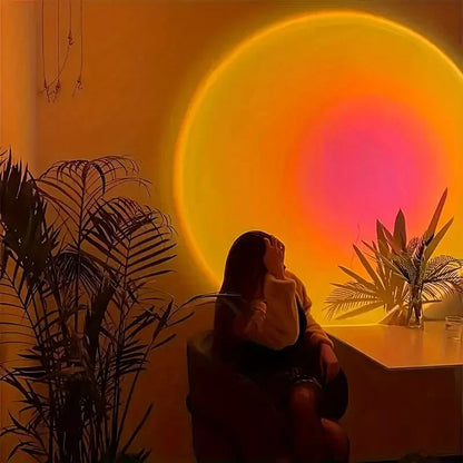Vibrant Sunset Projection Light