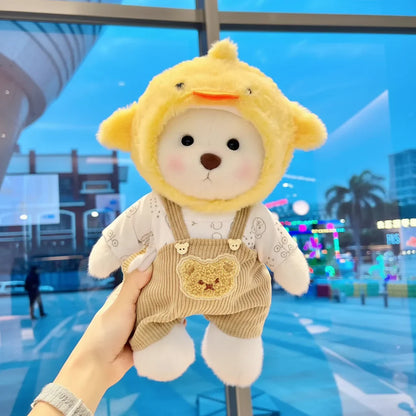 Handmade Teddy Bear Plush Doll with Outfit 30cm