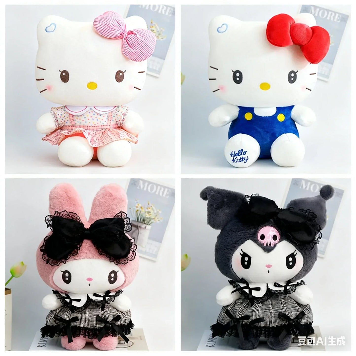 Hello Kitty Plush Pillow Soft Stuffed Doll