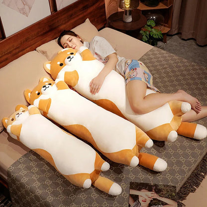 Giant Long Shiba Inu Plush Pillow