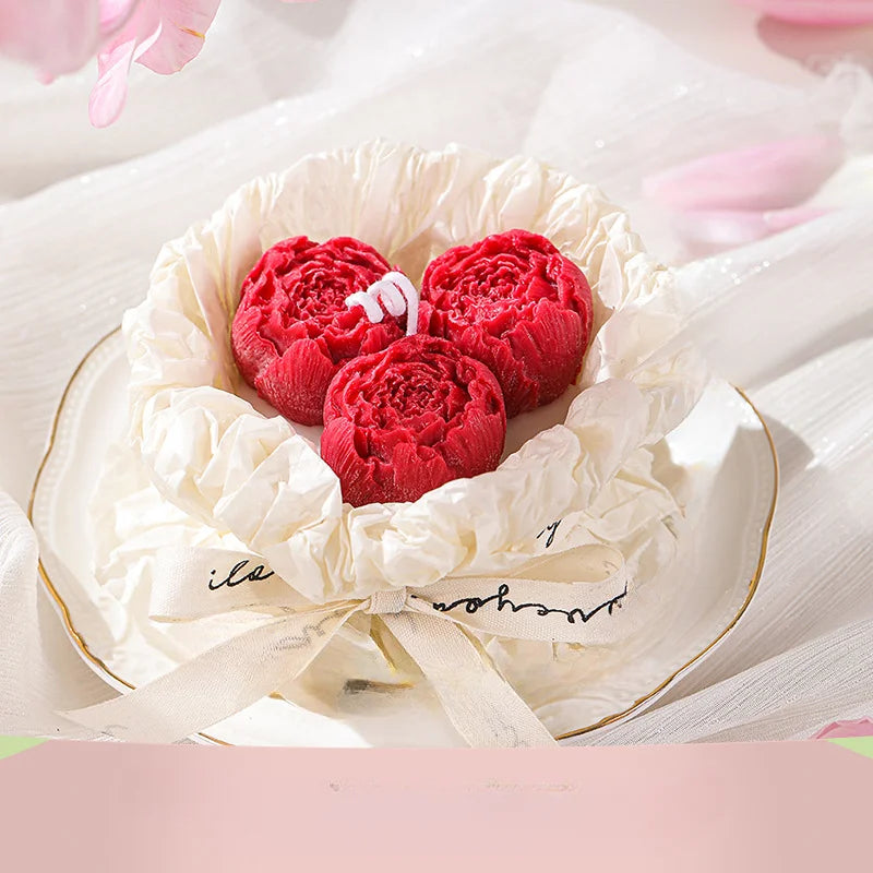Mother's Day Scented Flower Candle Gift Box
