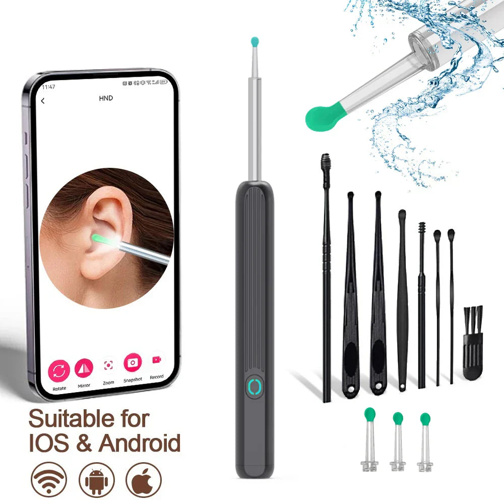 Wireless Endoscope Hd Ear Pick Set