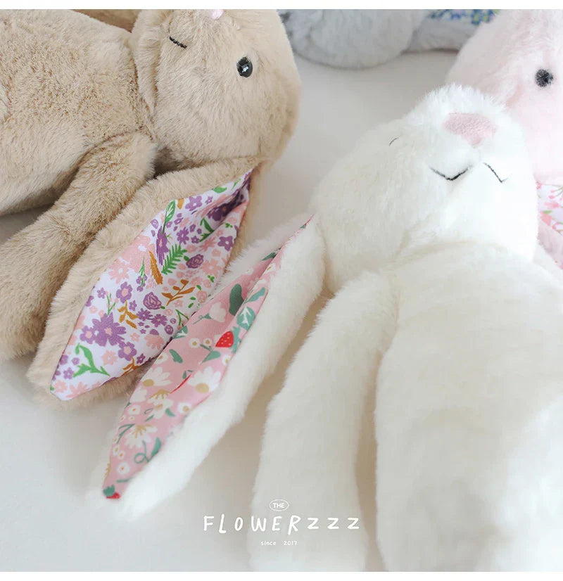 Floral Bunny Plush Toy 30cm