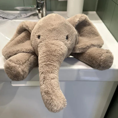 Ultra Soft Grey Elephant Plush with Flappy Ears
