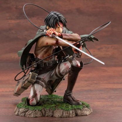 Attack On Titan Action Figure Levi Ackerman Figurine