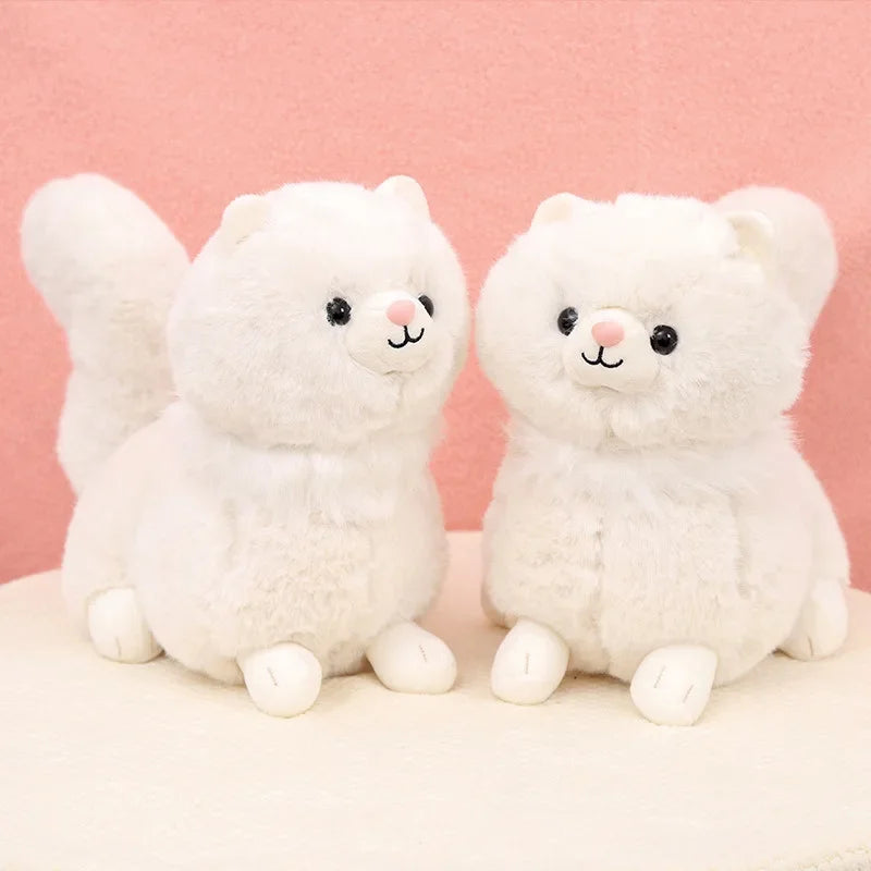 Lifelike 35cm Persian Cat Plush Pillow - Kawaii Stuffed Toy Gift