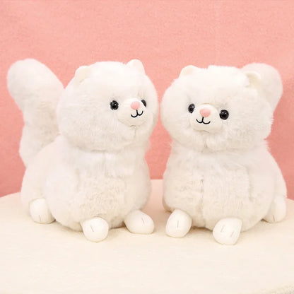 Lifelike 35cm Persian Cat Plush Pillow - Kawaii Stuffed Toy Gift