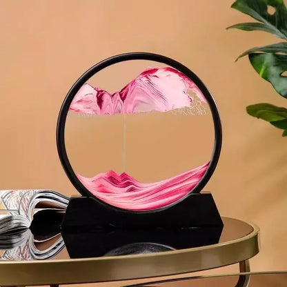 3D Moving Sand Art Glass Decor