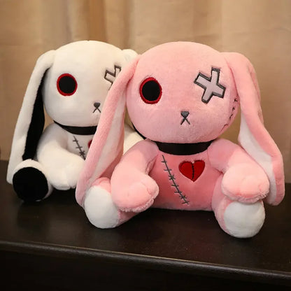 Creepy Goth Bunny Plushie
