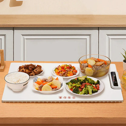 Foldable Food Warmer Tray With Adjustable Temperature