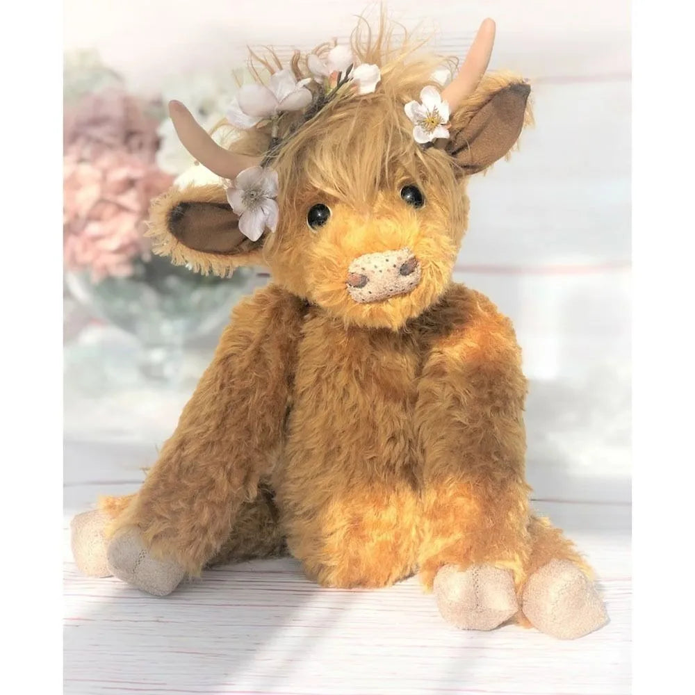 Kawaii Highland Cow Plush Toy - Adorable Stuffed Animal for All Ages