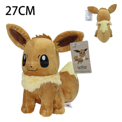 Kawaii 27cm Eevee Plush Toy - Soft Stuffed Animal for Kids' Gifts