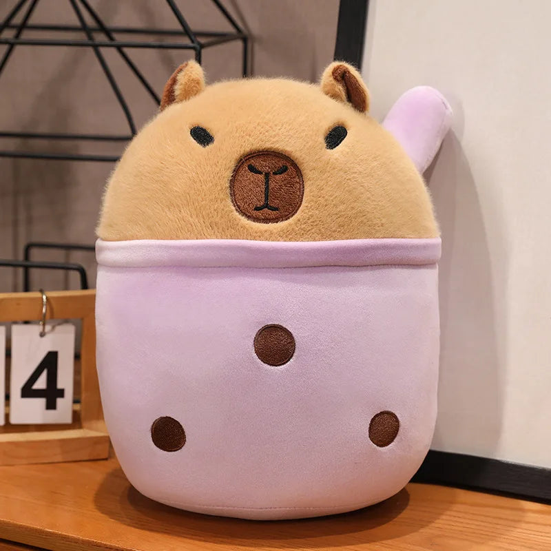 Capibara Cuddle Buddy: Plush Throw Pillow & Doll for Kids' Joy