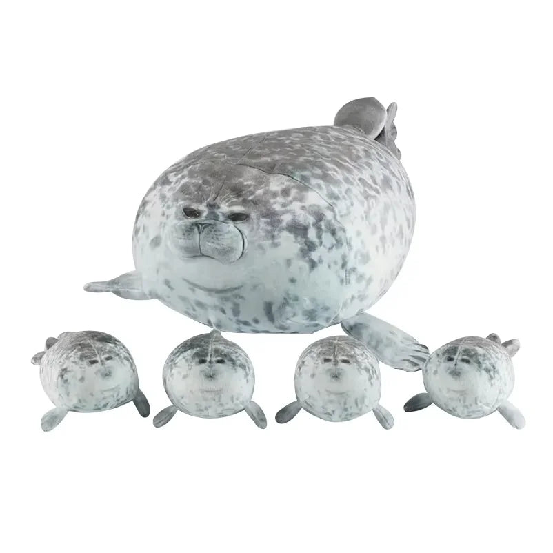 Kawaii Seal Family Plush Toys - Soft & Cuddly Gifts for All Ages