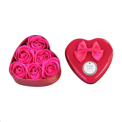 Soap Rose Scented Flower Gift Set for Home Decor and Special Occasions