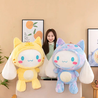 Big Size Tiger Cinnamoroll Plush Toy - Cozy Pillow for Kids' Dreams