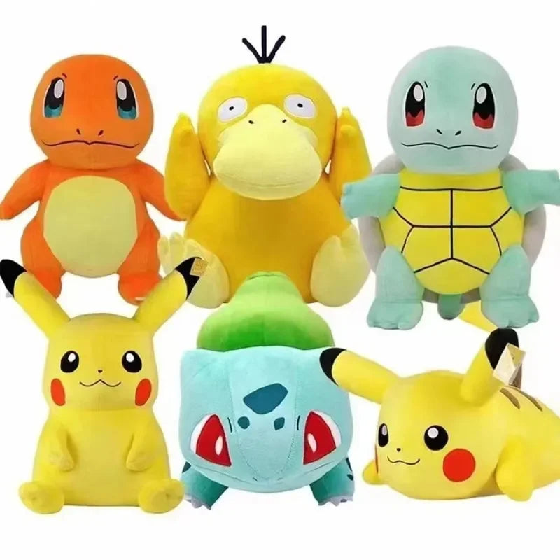 20cm Pokemon Plush Toy Pikachu and Raichu Soft Stuffed Doll for Kids