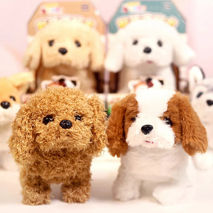 Interactive Electric Plush Puppy - Wags Tail & Walks
