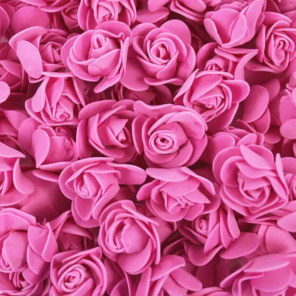 Foam Rose Heads 3.5cm - DIY Artificial Flowers for Wedding, Valentine's Day, and Home Decoration