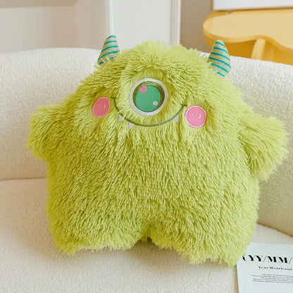 Ugly Cute Green Little Monster Plush Toy - Adorable Sleep Pillow Gift