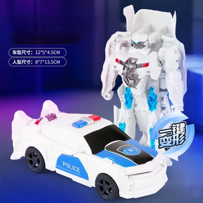 Transformation Robot One Step Deformation Car Action Figure