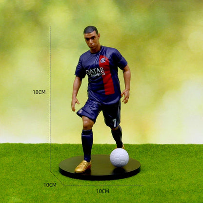 Ronaldo Messi Mbappe Model Dolls Cartoon Cute Action Figure