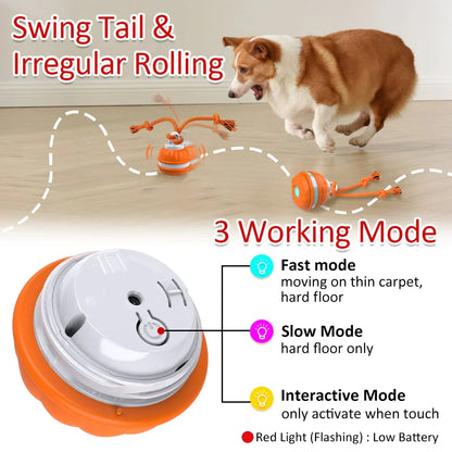 Smart Interactive Dog Toy Ball - Motion Activated Chew Toy