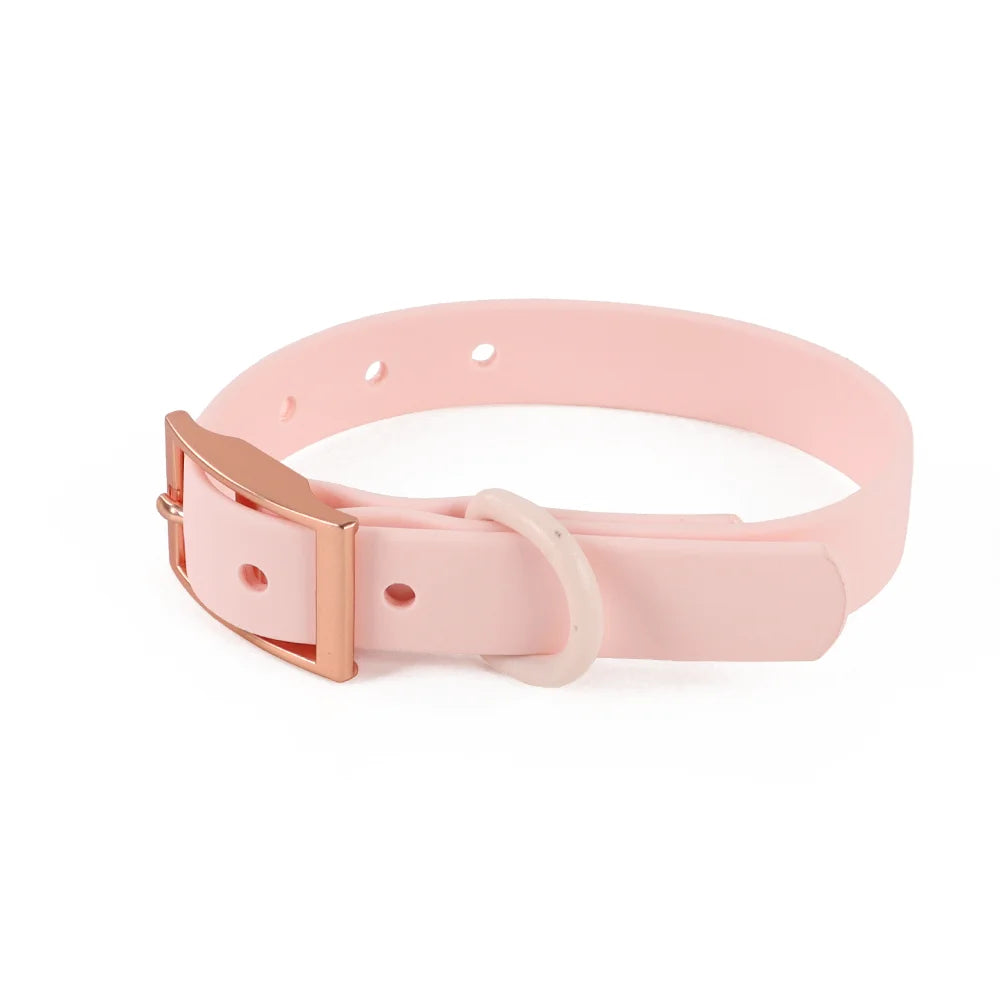 Light Pink Double Dog Leash Set - Adjustable PVC Harness