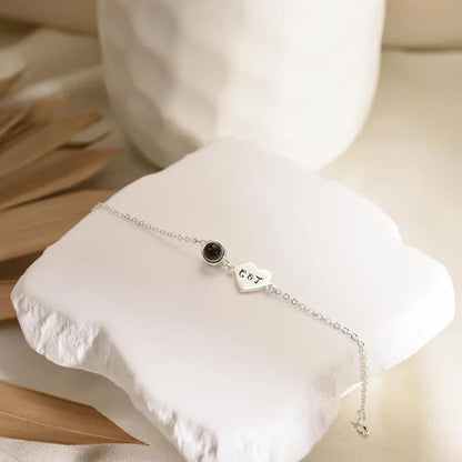 Personalized Photo Projection Name Bracelet