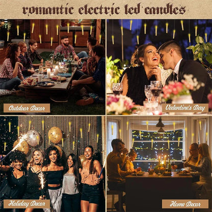 Led Candles With Magic Wand