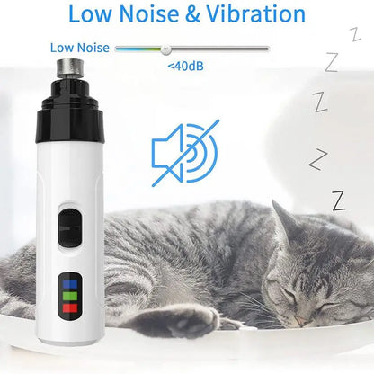 Electric Pet Nail Trimmer - USB Rechargeable