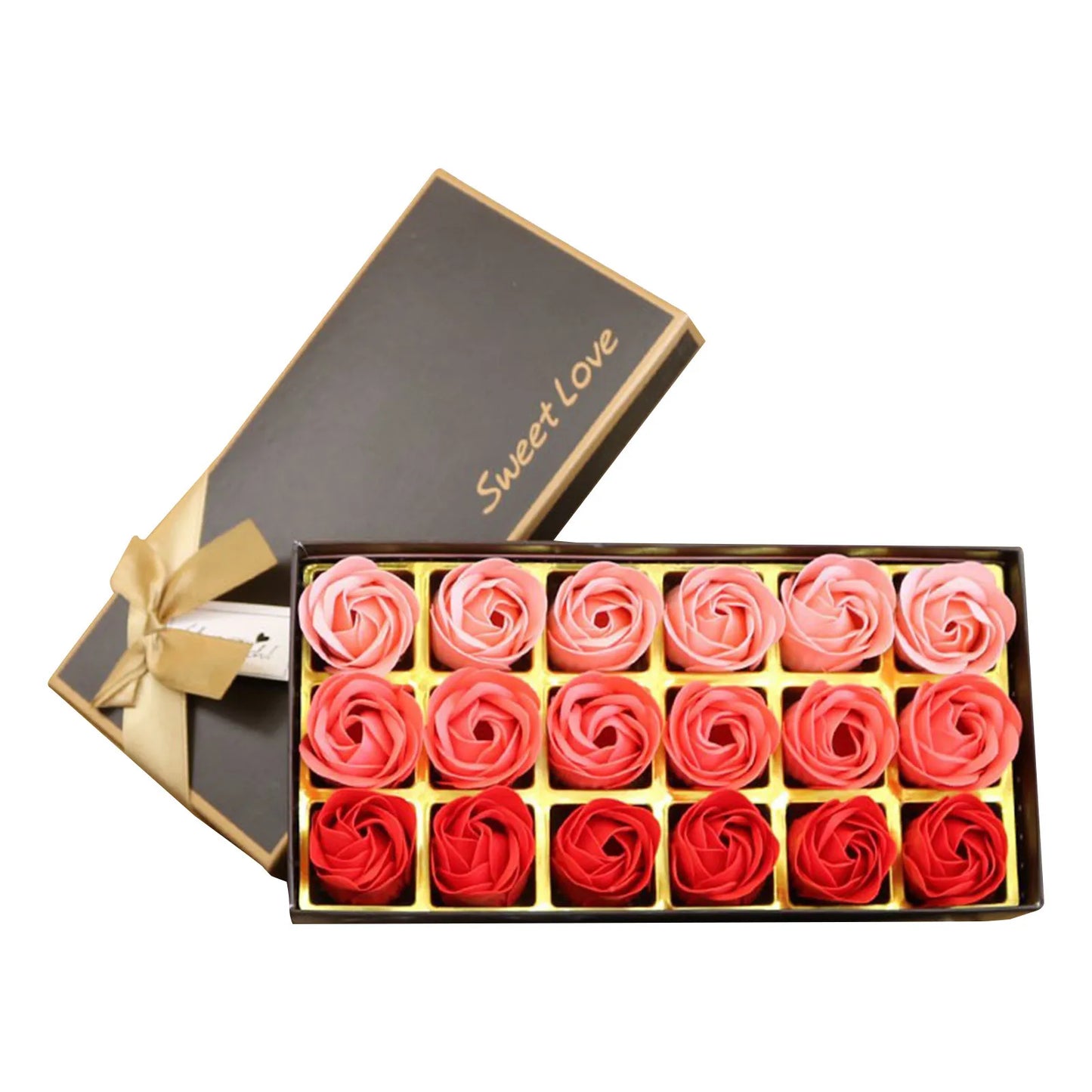 Soap Rose Scented Flower Gift Set for Home Decor and Special Occasions