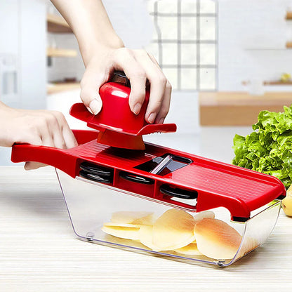 7 In 1 Eco-Friendly Steel Blade Vegetable Cutter