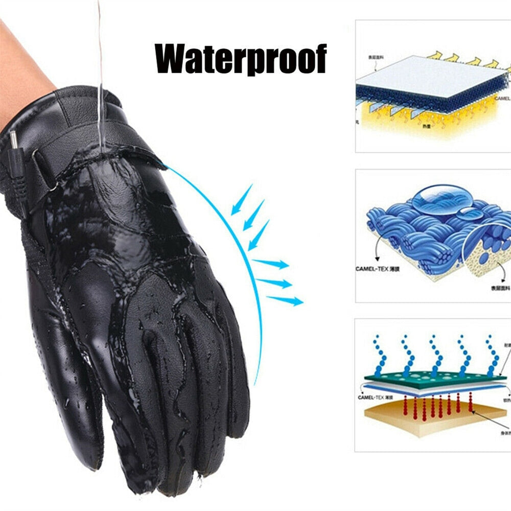Heated Usb Dog Walking Gloves
