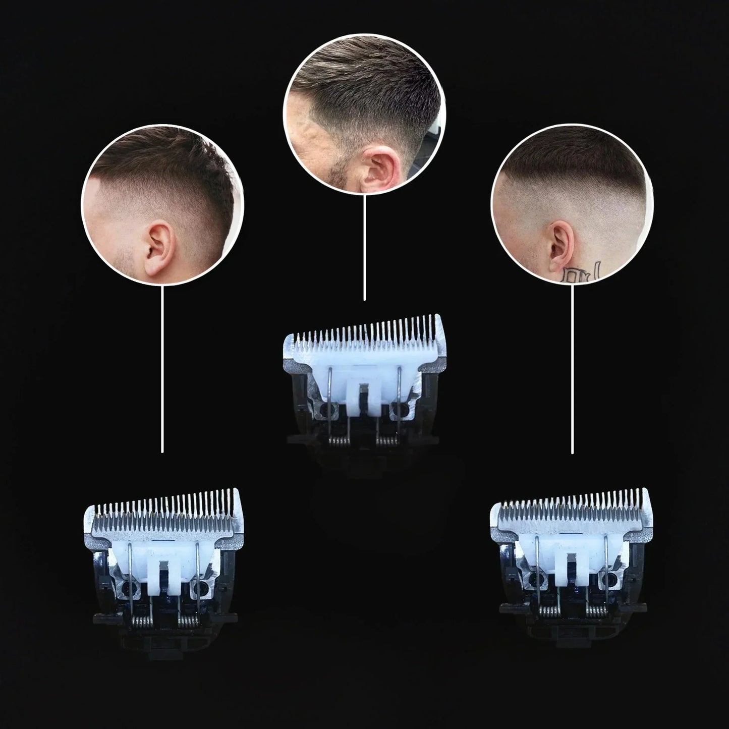 Professional Lcd Inclined Hair Trimmer