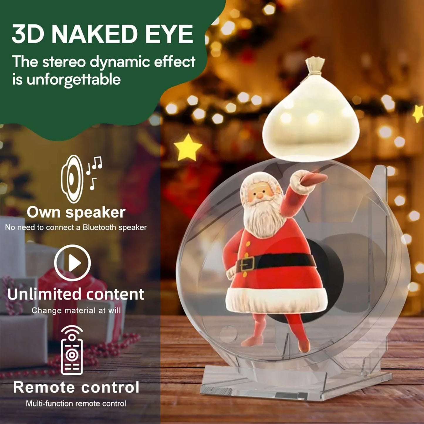 Mini 3D Holographic Projector