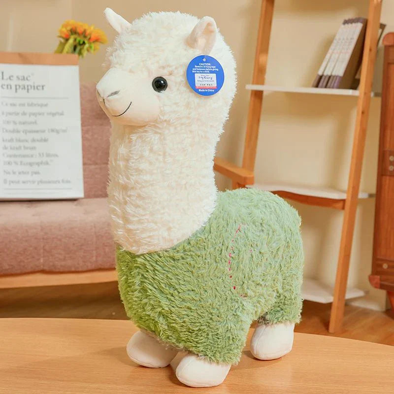 Alpaca Plush Toy 25cm - Soft Cotton Stuffed Doll for Kids and Home Decor