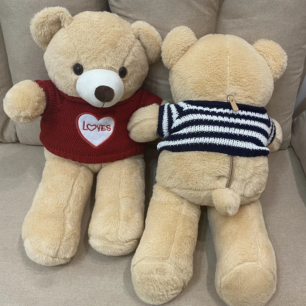 60CM Large Plush Teddy Bear - Soft Sleeping Pillow Doll for Kids' Gifts