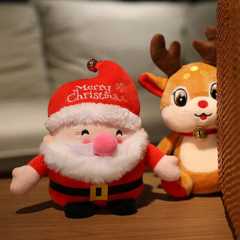 Lovely Santa Claus & Elk Plush Toys