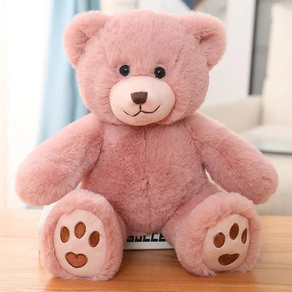 Kawaii Teddy Bear Plush Toy with Bow 25/35cm Soft Stuffed Animal for Gift