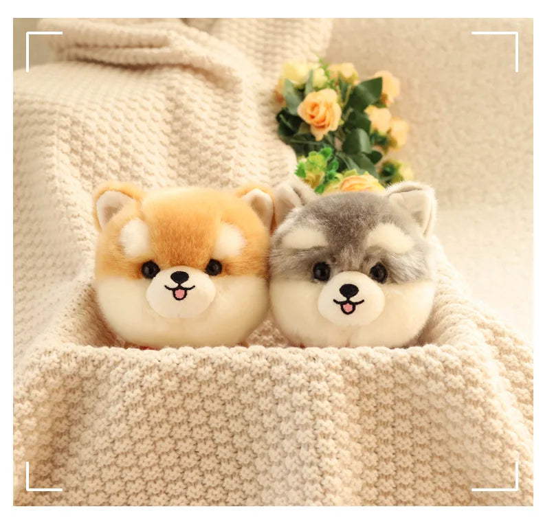 Cute Puppy Plush Toy Soft Husky and Corgi Dolls for Kids