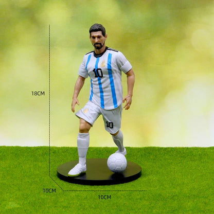Ronaldo Messi Mbappe Model Dolls Cartoon Cute Action Figure