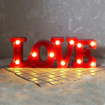 Romantic Heart LED Night Light for Valentine's Day Gift